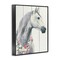 Stupell Industries Spirit Stallion with Flowers Framed Giclee Art